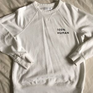 Everlane 100% human pullover sweater